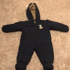 London Fod Snowsuit 6/9m navy
